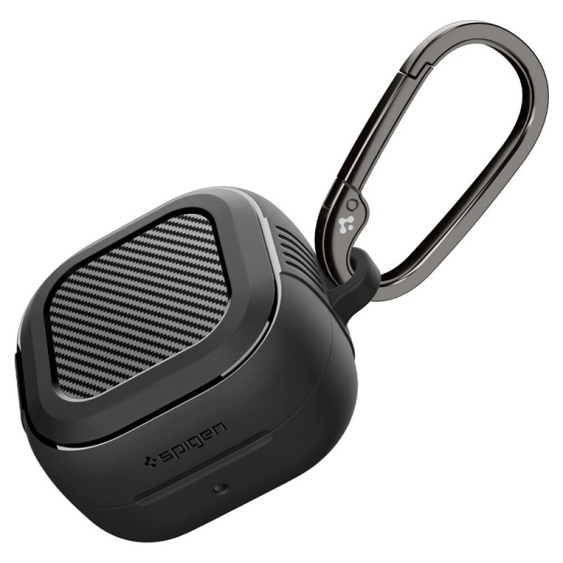 Spigen Rugged Armor ausinukų dėklas Samsung Galaxy Buds 4 / 4 Pro, Matte Black
