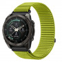 Tech-Protect NylonLoop THP6106 laikrodžio dirželis skirtas Garmin Fenix 5X / 5X Plus / 6X / 6X Pro / 7X / 8 / 8 Pro / 9 / 9 Pro (51 mm), electric lime