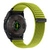 Tech-Protect NylonLoop THP6106 laikrodžio dirželis skirtas Garmin Fenix 5X / 5X Plus / 6X / 6X Pro / 7X / 8 / 8 Pro / 9 / 9 Pro (51 mm), electric lime