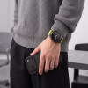 Tech-Protect NylonLoop THP6106 laikrodžio dirželis skirtas Garmin Fenix 5X / 5X Plus / 6X / 6X Pro / 7X / 8 / 8 Pro / 9 / 9 Pro (51 mm), electric lime