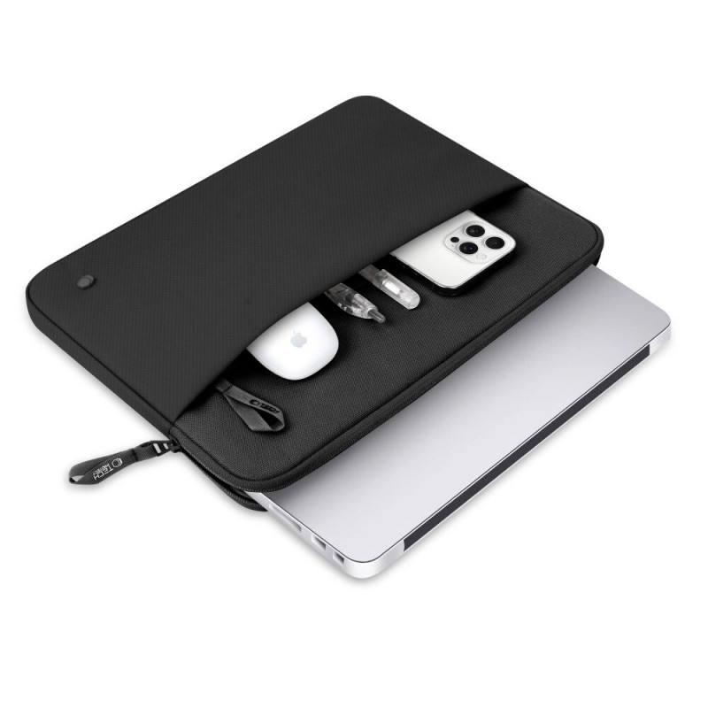 Tech-Protect Sleeve 15-16" nešiojamojo kompiuterio įmautė, juoda