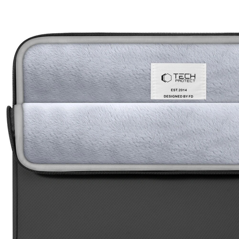 Tech-Protect Sleeve 15-16" nešiojamojo kompiuterio įmautė, juoda