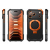 Supcase UB Grip Mag MagSafe Aramid apsauginis dėklas, skirtas Apple iPhone 17 Pro Max / 18 Pro Max, juodas/oranžinis