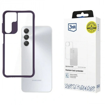 3MK Satin Armor Case+ dėklas Samsung Galaxy A15 5G, purpurinis