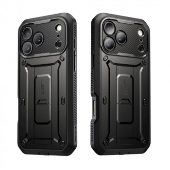 Supcase Unicorn Beetle Pro dėklas skirtas Apple iPhone 17 Pro Max / 18 Pro Max, juodas
