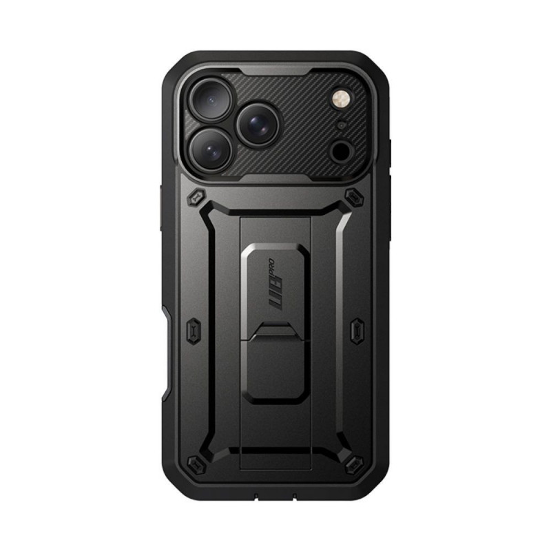 Supcase Unicorn Beetle Pro dėklas skirtas Apple iPhone 17 Pro Max / 18 Pro Max, juodas