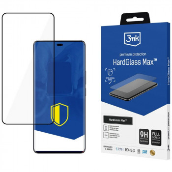 3MK HardGlass Max grūdintas stiklas ekrano apsaugai Honor Magic 7 Lite, juodas