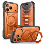 Supcase UB Grip Mag MagSafe korpusas, skirtas Apple iPhone 17 Pro Max / 18 Pro Max, koralų spalvos