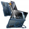 Supcase UB Aero MagSafe dėklas su grūdintu stiklu ir privatumo stiklu, skirta Samsung Galaxy Z Fold 8 Ultra, Aramid Blue