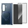 Supcase UB Aero MagSafe dėklas su grūdintu stiklu ir privatumo stiklu, skirta Samsung Galaxy Z Fold 8 Ultra, Aramid Blue