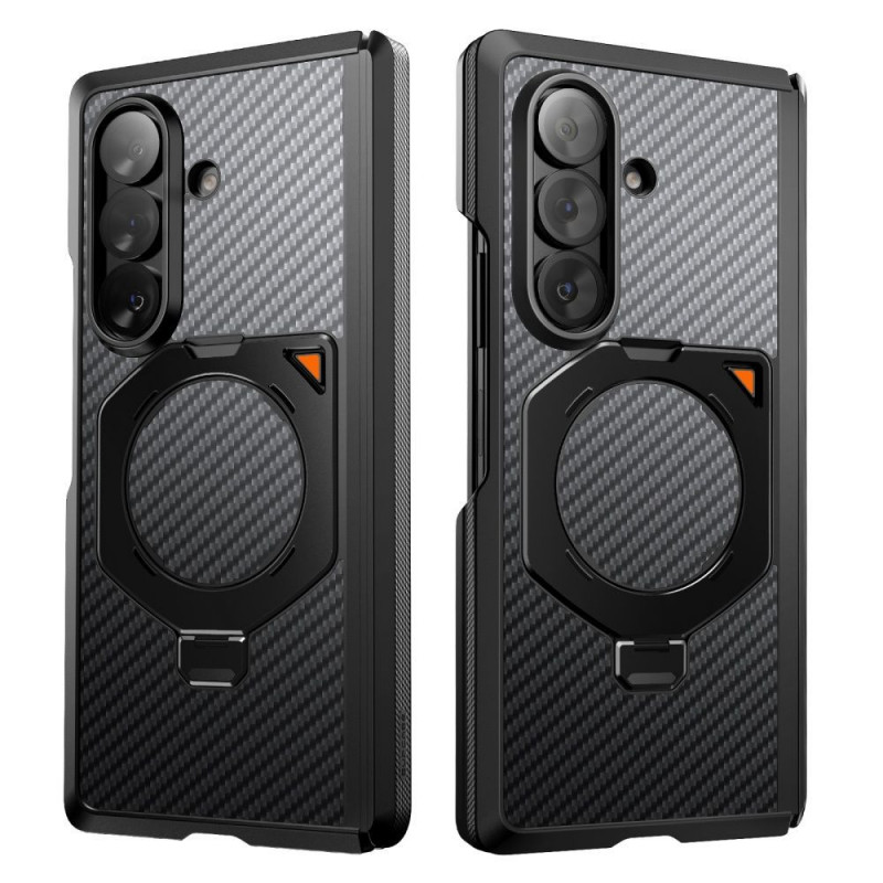 Supcase UB Aero MagSafe dėklas su grūdintu ir privatumo stiklu, skirta Samsung Galaxy Z Fold 8 Ultra, Aramid Black