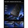 Supcase UB Aero MagSafe dėklas su grūdintu ir privatumo stiklu, skirta Samsung Galaxy Z Fold 8 Ultra, Aramid Black