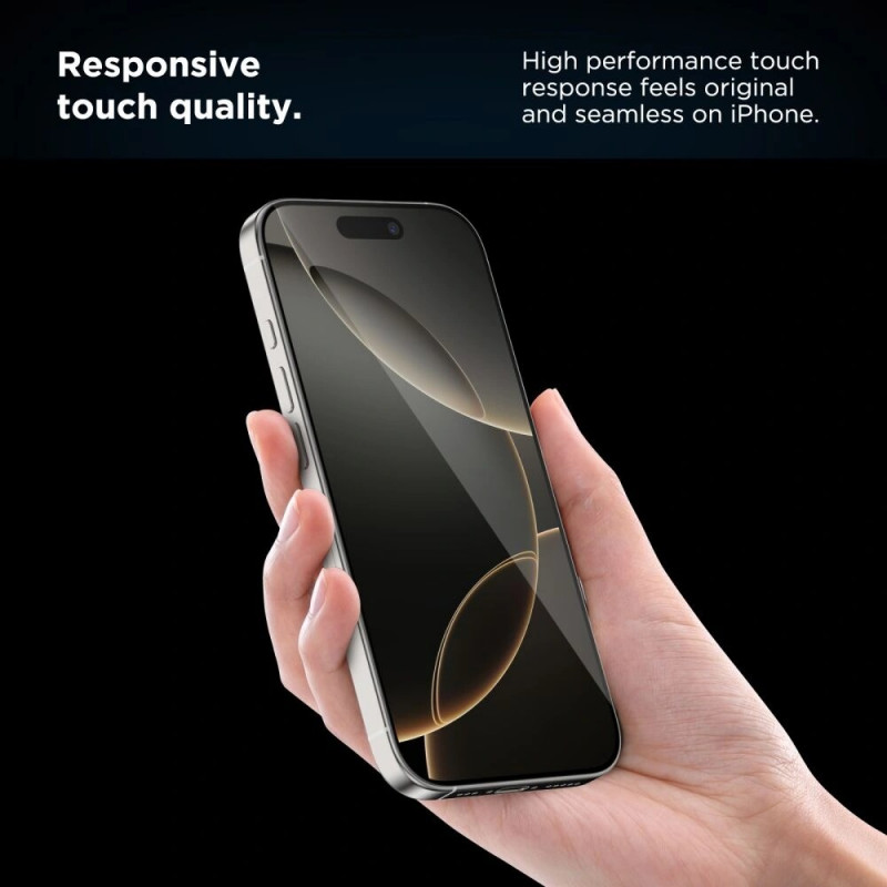 Tech-Protect Quick Set+ grūdintas stiklas, skirta Apple iPhone 13 / 13 Pro / 14 / 16e, juodas (2 vnt.)