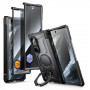 Supcase UB Grip Mag MagSafe dėklas su grūdintu stiklu ir privatumo stiklu, skirtas Samsung Galaxy Z Fold 8, juodas