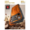 Supcase Unicorn Beetle Pro dėklas skirtas Apple iPhone 17 Pro Max, koralinės spalvos