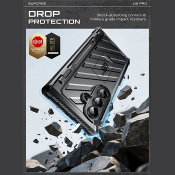 Supcase Unicorn Beetle Pro dėklas, skirtas Samsung Galaxy Z Fold 7, juodas