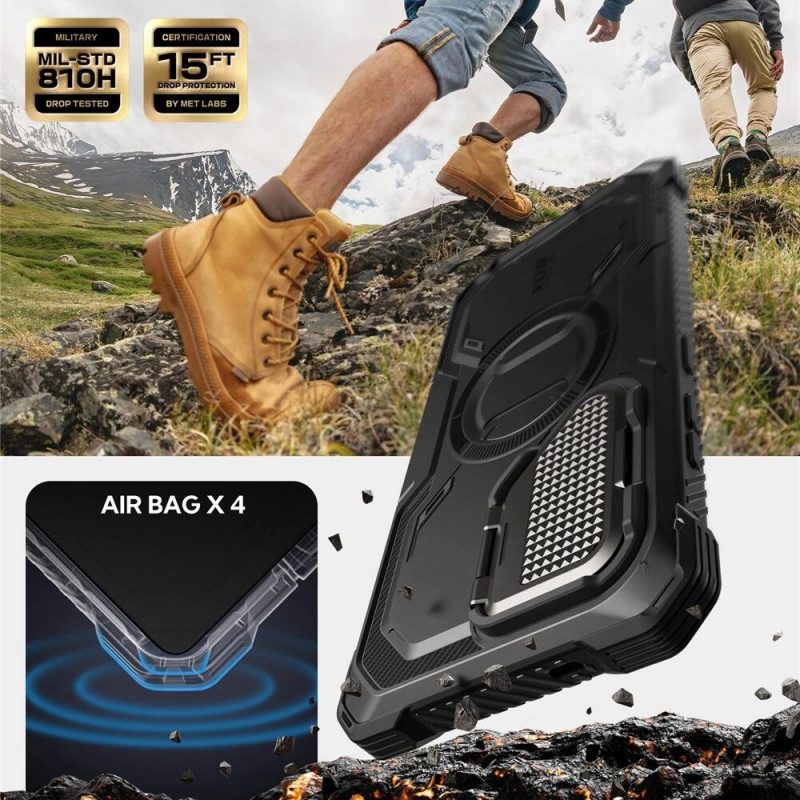 Supcase IBLSN ArmorBox Mag MagSafe dėklas skirtas Samsung Galaxy S25 Ultra, juodas
