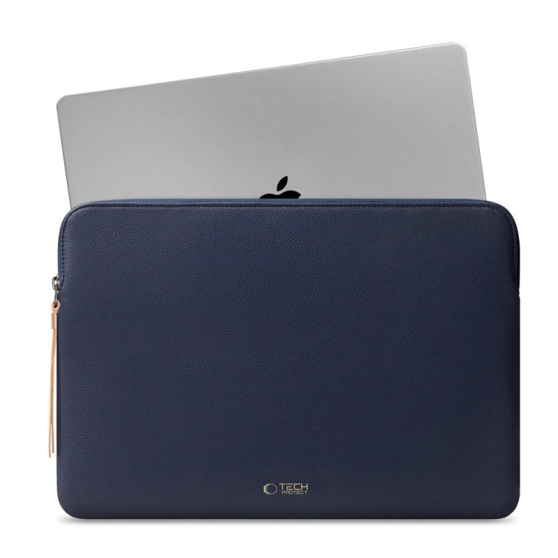 Tech-Protect Fleece nešiojamojo kompiuterio įmautė 15-16" Navy Blue