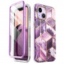 Supcase Cosmo Supcase dėklas, skirtas Apple iPhone 14 Plus / 15 Plus, Marble Purple