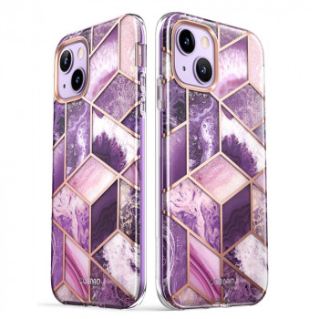 Supcase Cosmo Supcase dėklas, skirtas Apple iPhone 14 Plus / 15 Plus, Marble Purple