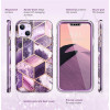 Supcase Cosmo Supcase dėklas, skirtas Apple iPhone 14 Plus / 15 Plus, Marble Purple