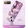 Supcase Cosmo Supcase dėklas, skirtas Apple iPhone 14 Plus / 15 Plus, Marble Purple