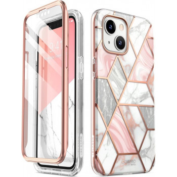 Supcase Cosmo dėklas, skirtas Apple iPhone 14 Plus / 15 Plus, Pink Marble