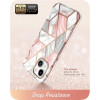 Supcase Cosmo dėklas, skirtas Apple iPhone 14 Plus / 15 Plus, Pink Marble