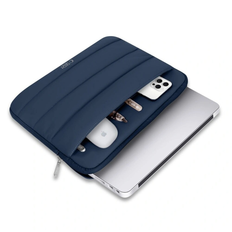 Tech-Protect Fluffy nešiojamojo kompiuterio dėklas 15-16" Navy Blue