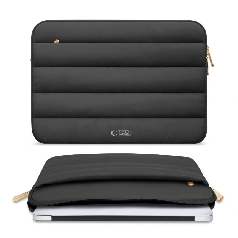 Tech-Protect Fluffy nešiojamojo kompiuterio dėklas 13-14" juodas