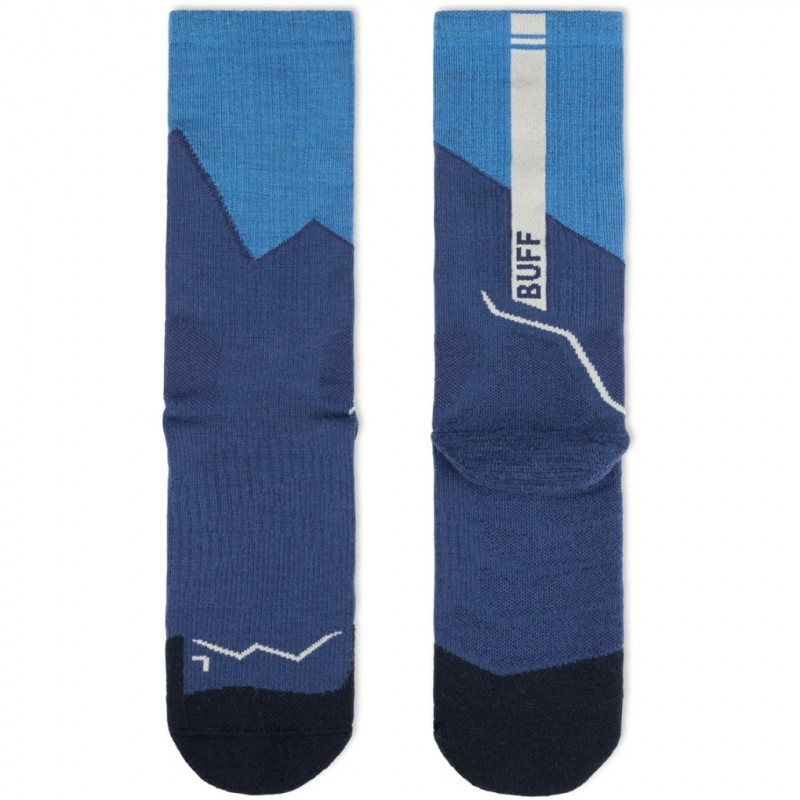Buff Merino MW Crew MWC1 kojinės, mėlynos, L