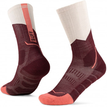 Buff Merino MW Crew kojinės MWC1, Wine, L