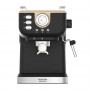Taurus Onyx Moka 1050 W 20 bar espreso kavos aparatas su medinėmis detalėmis, medžio/ juodas/ sidabrinis