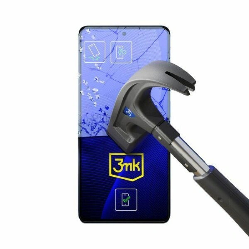 3MK FlexibleGlass 3MK6410 hibridinio stiklo ekrano apsauga Xiaomi Redmi Note 12 Pro