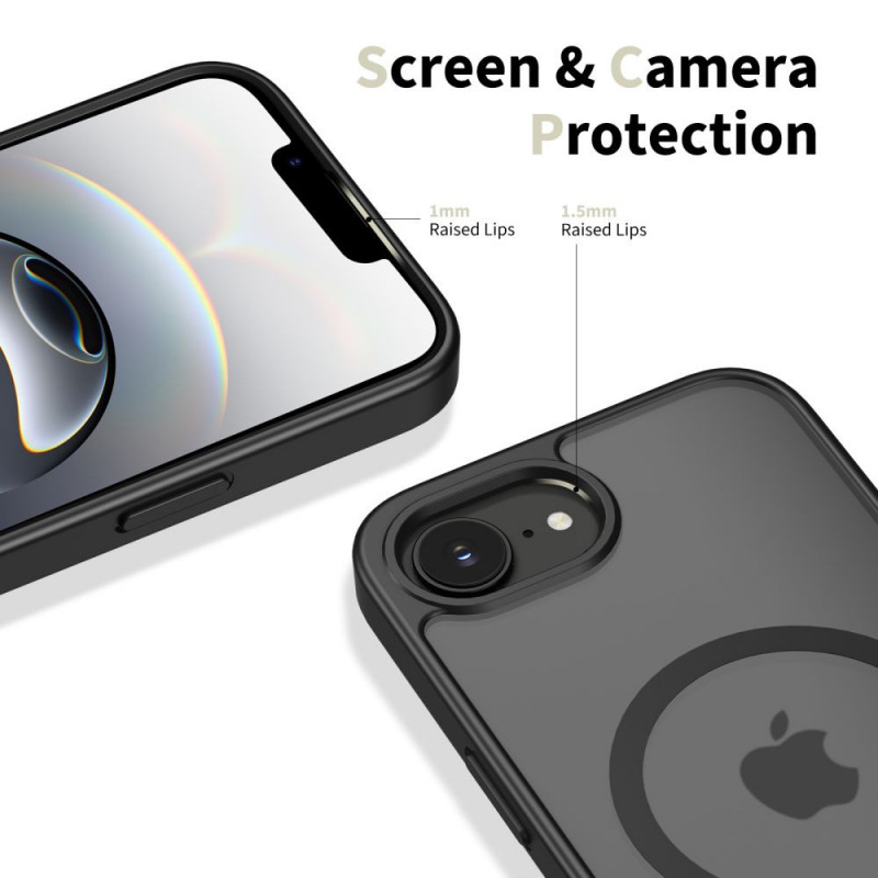 Tech-Protect BasicMag MagSafe matinis juodas dėklas Apple iPhone 16e / 17e