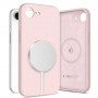 Tech-Protect Silicone MagSafe dėklas, skirtas Apple iPhone 16e / 17e, Pink Pearl