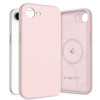 Tech-Protect Silicone MagSafe dėklas, skirtas Apple iPhone 16e / 17e, Pink Pearl