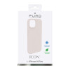 Puro ICON Antimicrobial Cover silikoninis dėklas, skirtas Apple iPhone 14 Plus / 15 Plus, Pink Sand