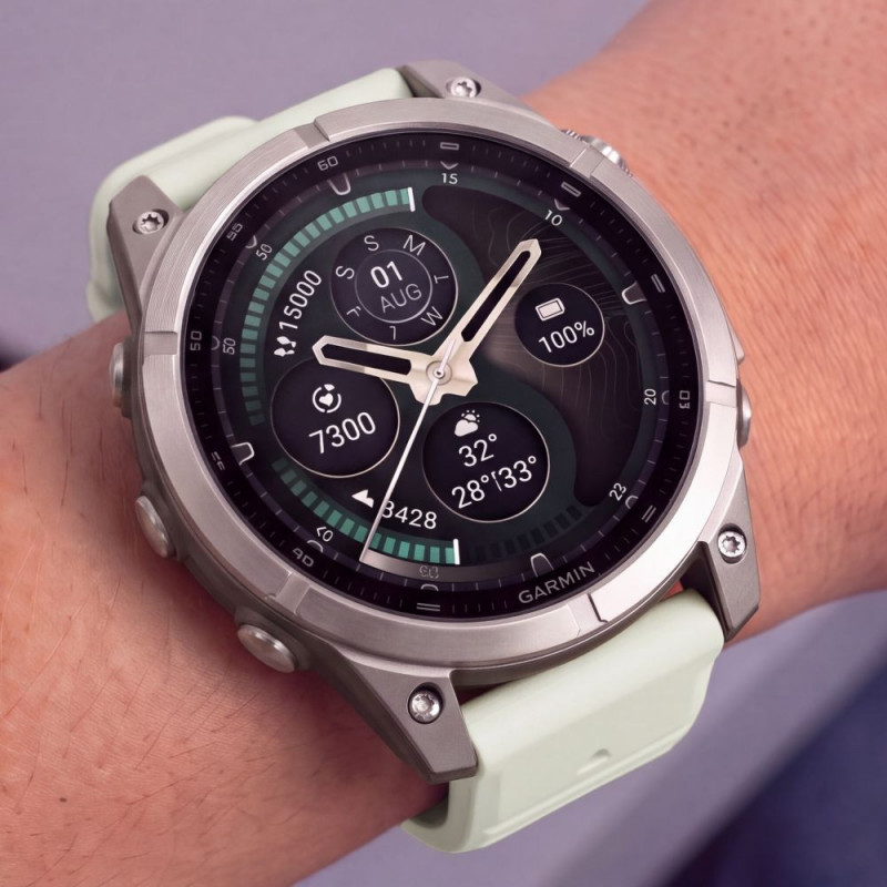 Tech-Protect Silicone Tech-Protect laikrodžio dirželis, skirtas Garmin Fenix 5 / 6 / 6 Pro / 7 / 8 / 8 Pro / E / 9 / 9 Pro 47 mm, Stone Grey