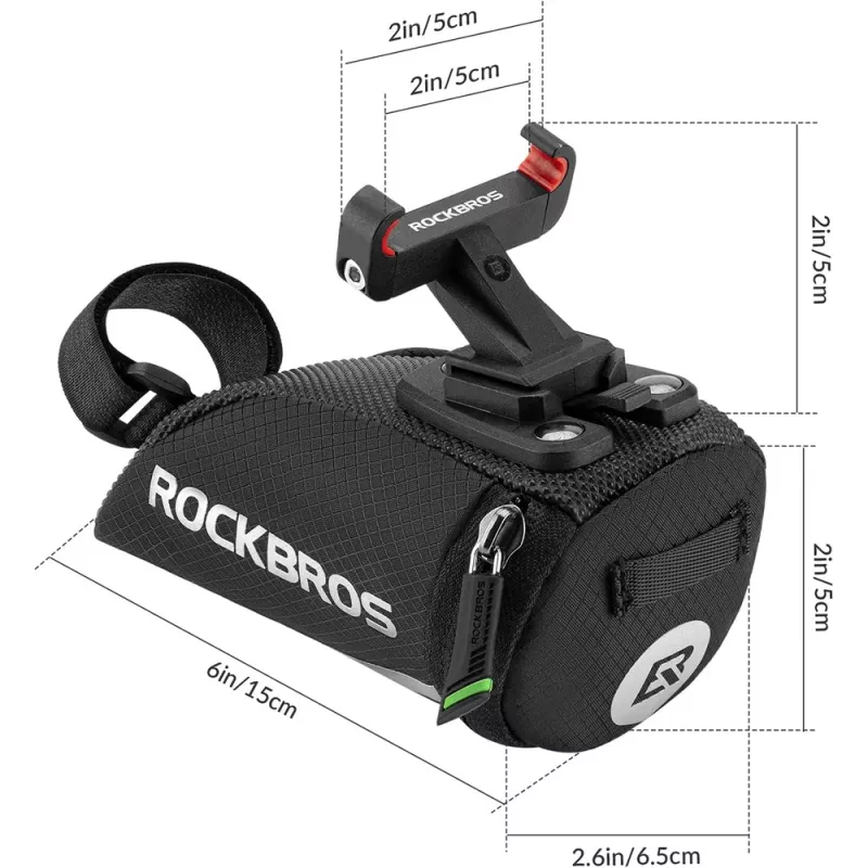 Rockbros C28 dviračio balno rankinė, juoda