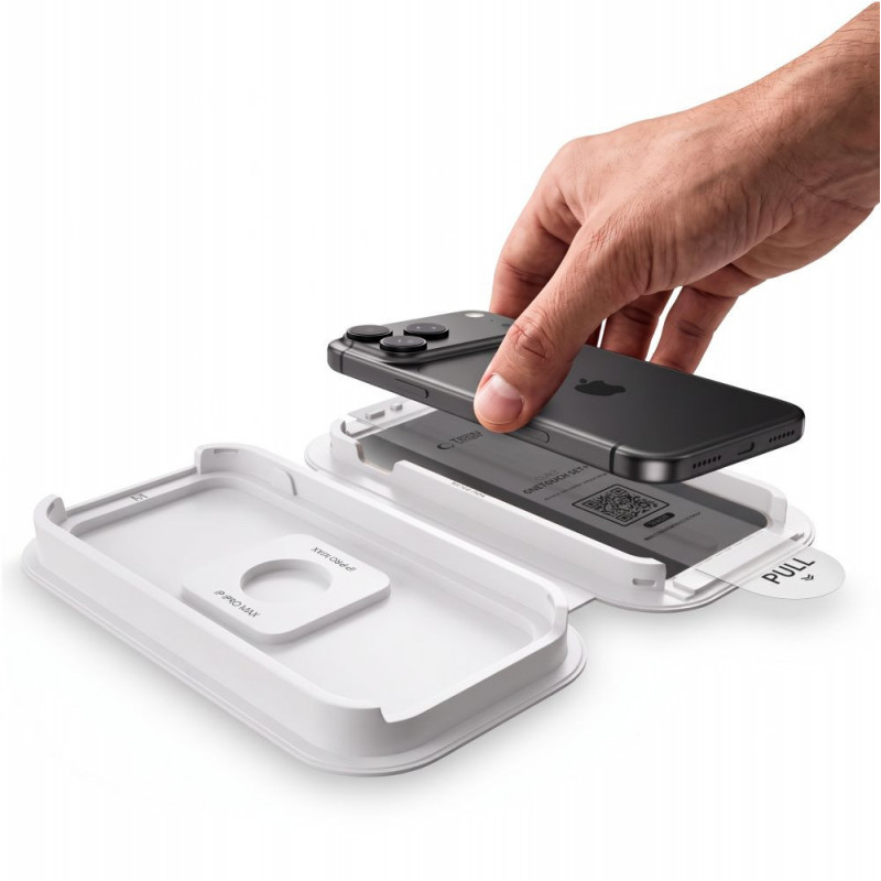 Tech-Protect OneTouch Set Spy+ privatumo grūdintas stiklas Apple iPhone 18 Pro (2 vnt.)