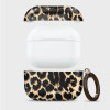 Tech-Protect Lamano Exotic Touch dėklas Apple AirPods Pro 3 su karabinu, juodai rudos spalvos
