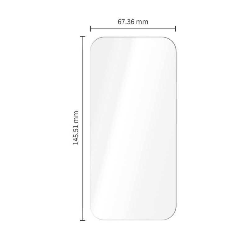 Tech-Protect OneTouch Set+ grūdintas stiklas Apple iPhone 17 Pro / 18 Pro, permatomas (2 vnt.)