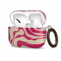 Tech-Protect Lamano dėklas Apple AirPods Pro 3 su karabinu, Flamingo Bloom (rožinis ir smėlio spalvos)