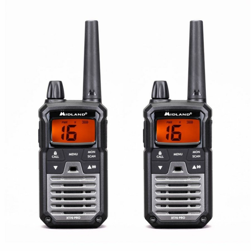 Midland XT70 Pro Duo radijo stotelės, juodos