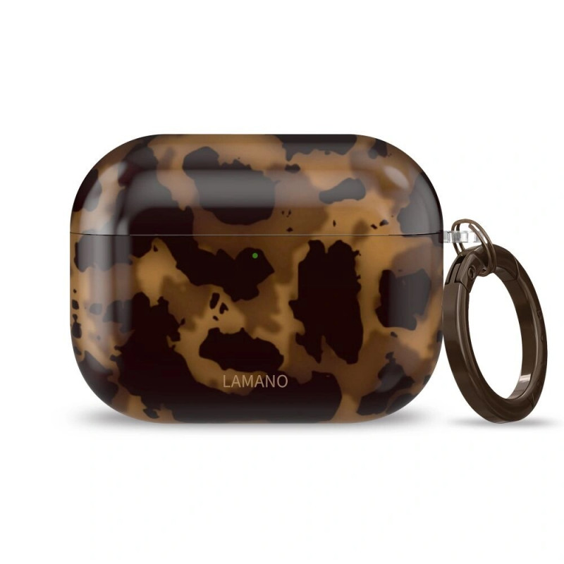 Tech-Protect Lamano Tech-Protect dėklas Apple AirPods Pro 3 ausinukams, juodas ir rudas