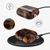 Tech-Protect Lamano Tech-Protect dėklas Apple AirPods Pro 3 ausinukams, juodas ir rudas