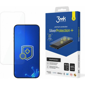 3MK Silver Protect+ Apple iPhone 14 Plus / 15 Plus priešmikrobinė ekrano apsauginė plėvelė