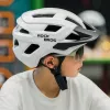 Rockbros LK-67 jaunimo dviračių šalmas su nuimamu skydeliu, 54-58 cm, baltas