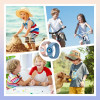 Tech-Protect Nylon For Kids, Magic Pony, skirtas Apple AirTag 1 / 2, rausvos spalvos